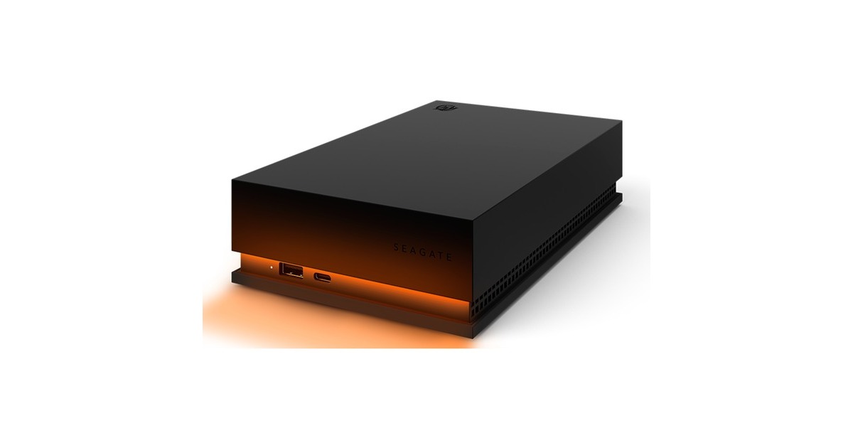 Seagate FireCuda Gaming Hub 16 TB, Externe Festplatte(schwarz, Micro-USB-B 3.2 Gen 1 (5 Gbit/s))