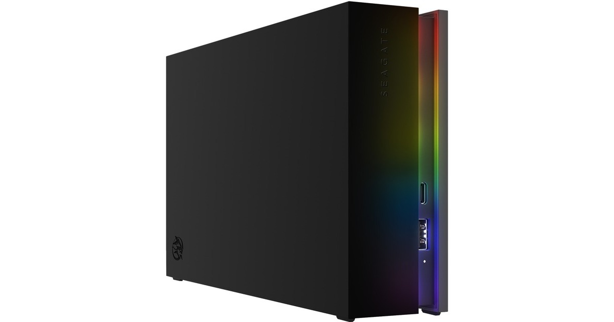 Seagate FireCuda Gaming Hub 8 TB, Externe Festplatte(schwarz, Micro-USB-B 3.2 Gen 1 (5 Gbit/s))