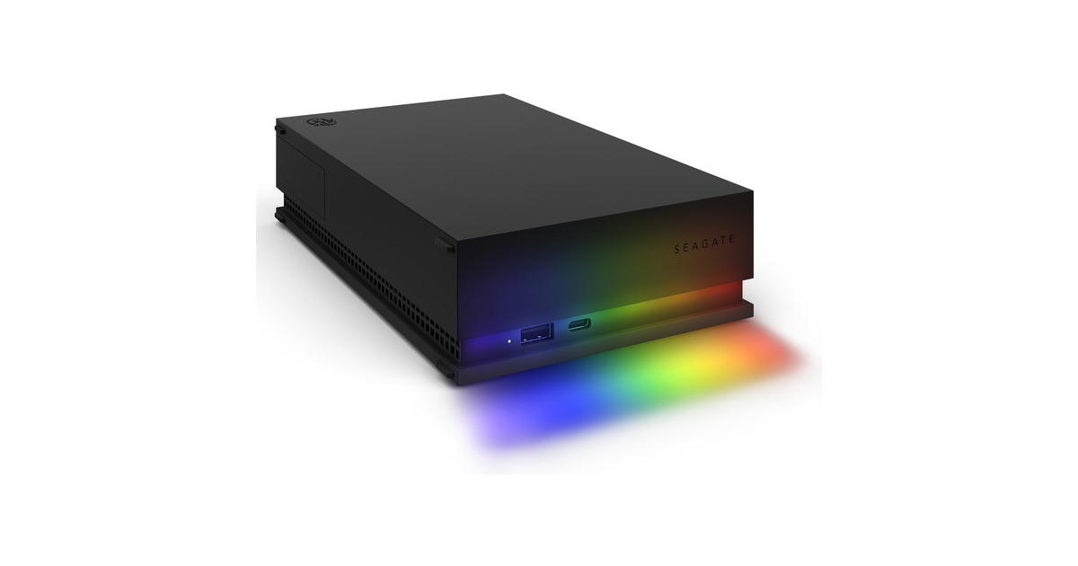 Seagate FireCuda Gaming Hub 8 TB, Externe Festplatte(schwarz, Micro-USB-B 3.2 Gen 1 (5 Gbit/s))