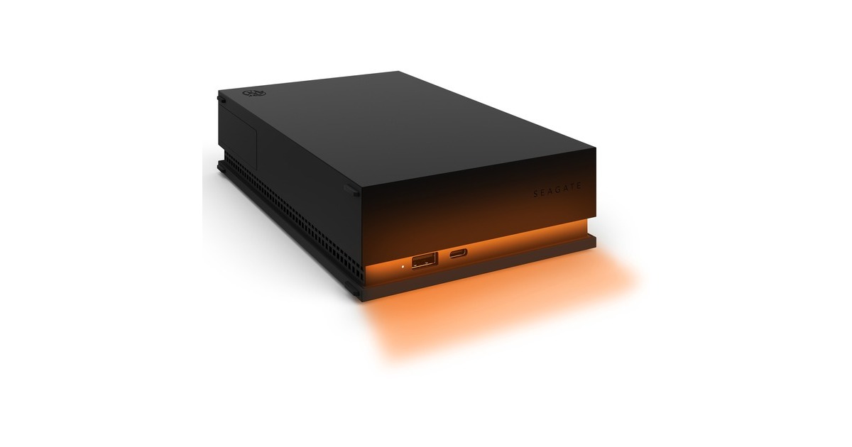 Seagate FireCuda Gaming Hub 8 TB, Externe Festplatte(schwarz, Micro-USB-B 3.2 Gen 1 (5 Gbit/s))