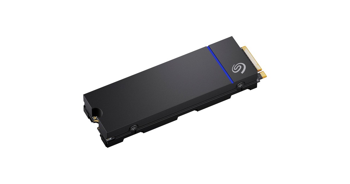 Seagate Game Drive PS5 NVMe SSD 1 TB(PCIe 4.0 x4, NVMe 1.4, M.2 2280 mit Kühlkörper)
