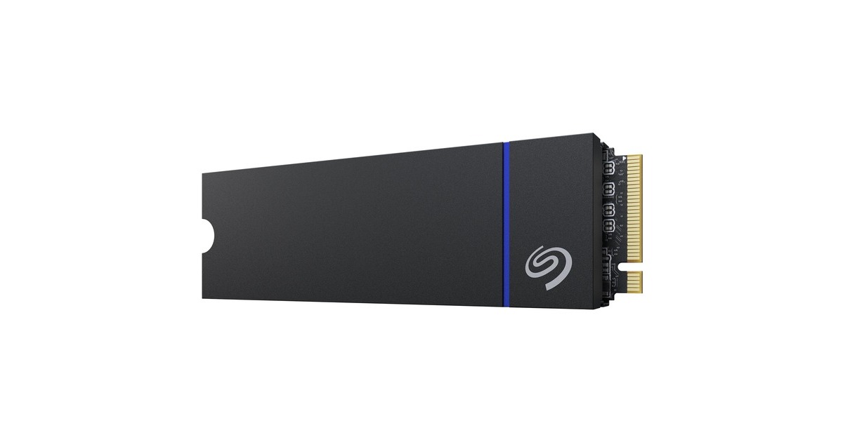 Seagate Game Drive PS5 NVMe SSD 2 TB(PCIe 4.0 x4, NVMe 1.4, M.2 2280 mit Kühlkörper)