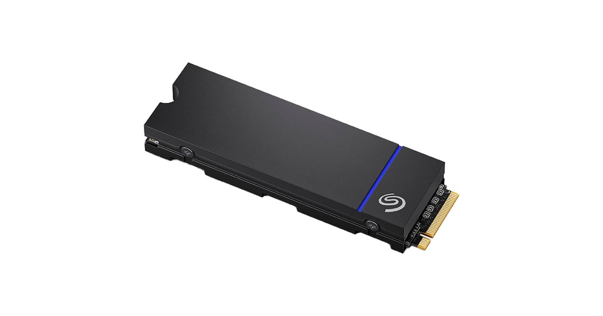 Seagate Game Drive PS5 NVMe SSD 2 TB(PCIe 4.0 x4, NVMe 1.4, M.2 2280 mit Kühlkörper)
