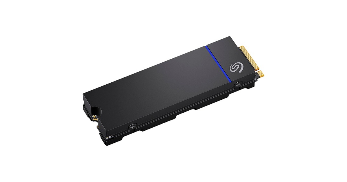 Seagate Game Drive PS5 NVMe SSD 2 TB(PCIe 4.0 x4, NVMe 1.4, M.2 2280 mit Kühlkörper)
