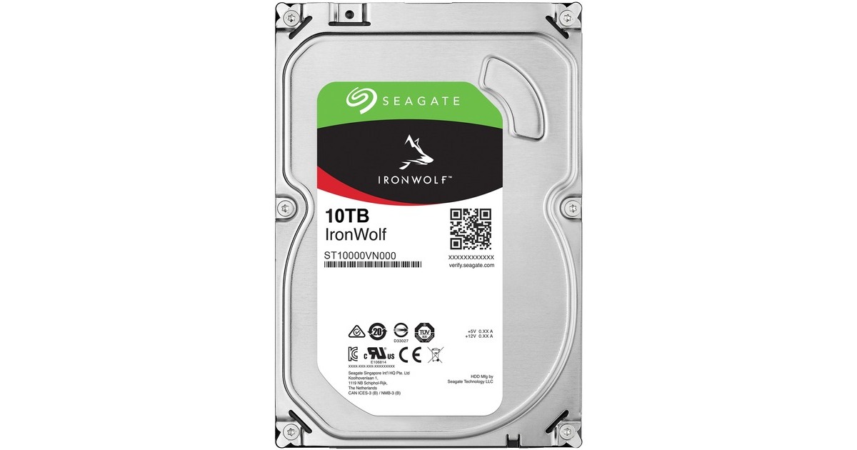 Seagate IronWolf NAS 10 TB CMR	, Festplatte(SATA 6 Gb/s, 3,5