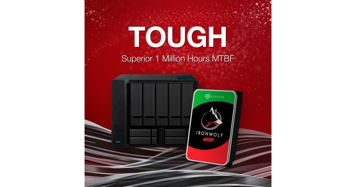 Seagate IronWolf NAS 2 x 4 TB Bundle , Festplatte(SATA 6 Gb/s, 3,5