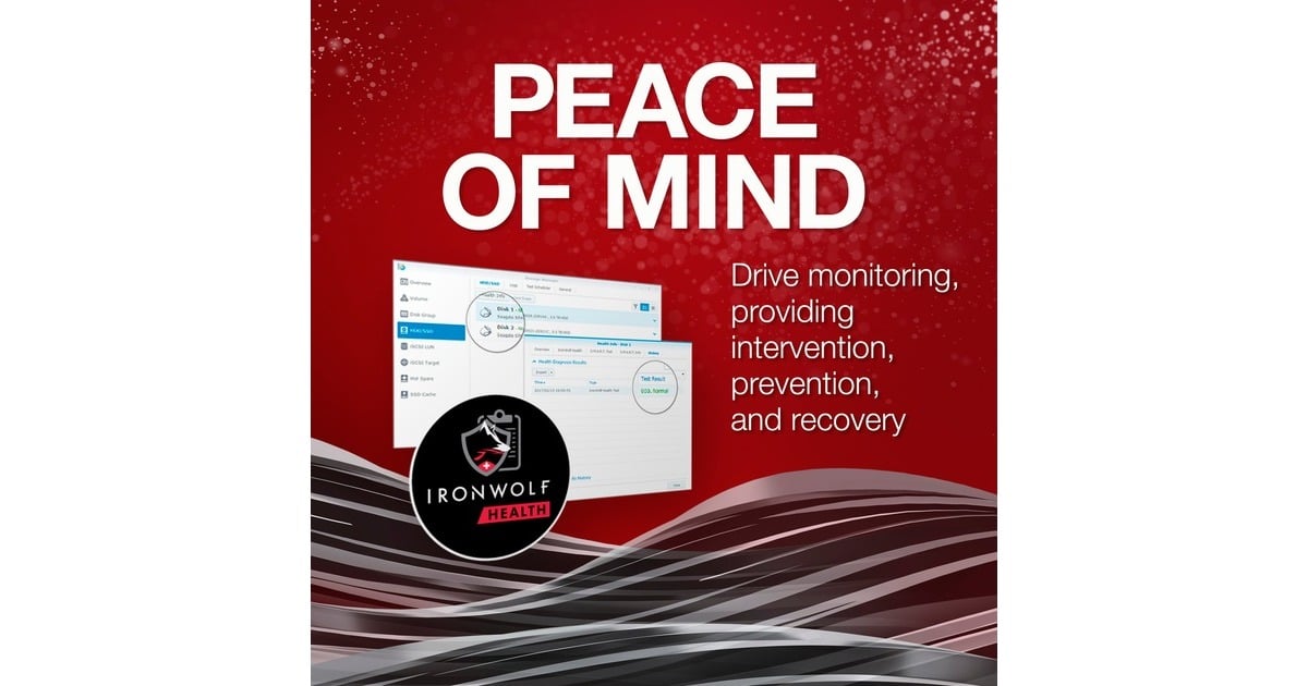 Seagate IronWolf NAS 6 TB CMR, Festplatte(SATA 6 GB/s, 3,5