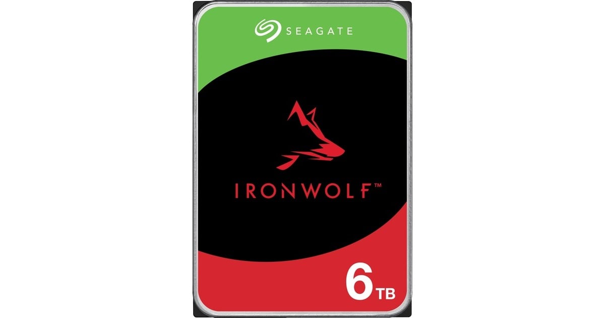 Seagate IronWolf NAS 6 TB CMR, Festplatte(SATA 6 GB/s, 3,5", Outlet)