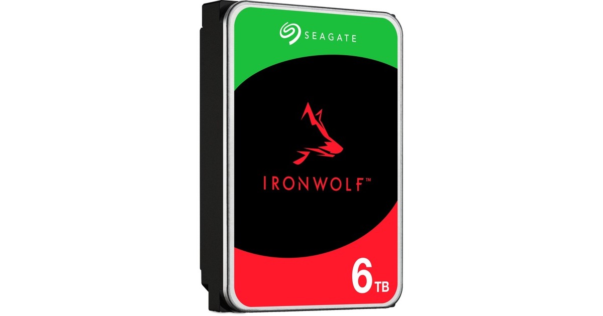 Seagate IronWolf NAS 6 TB CMR, Festplatte(SATA 6 Gb/s, 3,5")