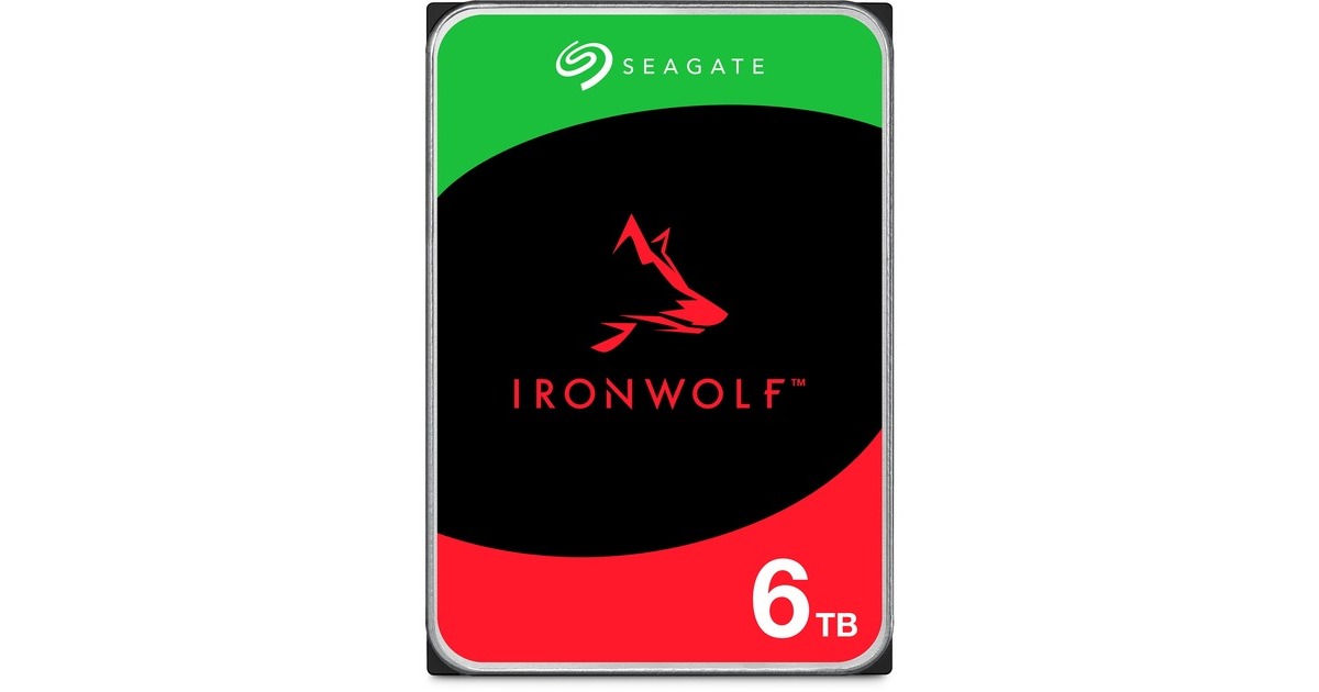 Seagate IronWolf NAS 6 TB CMR, Festplatte(SATA 6 Gb/s, 3,5