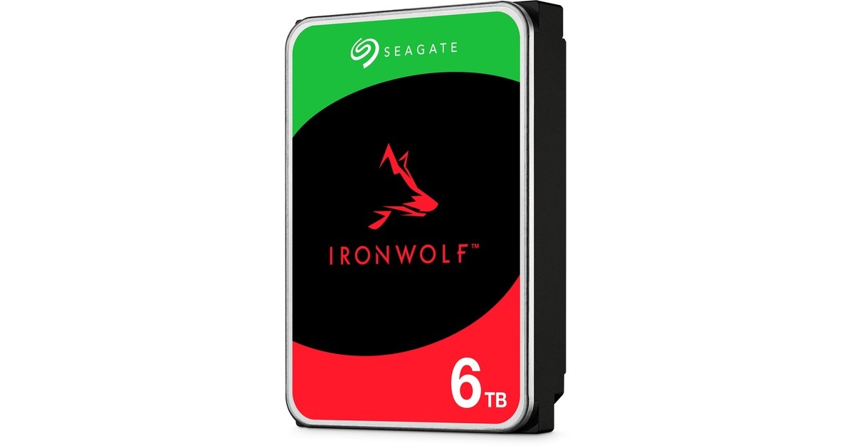 Seagate IronWolf NAS 6 TB CMR, Festplatte(SATA 6 Gb/s, 3,5