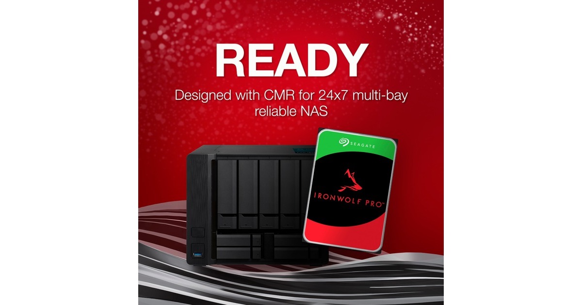 Seagate IronWolf Pro NAS 2 TB CMR, Festplatte(SATA 6 Gb/s, 3,5