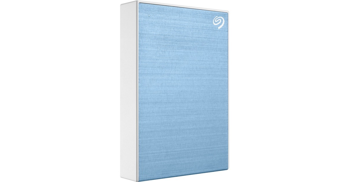 Seagate One Touch mit Kennwort 5 TB, Externe Festplatte(hellblau, Micro-USB-B 3.2 Gen 1 (5 Gbit/s))