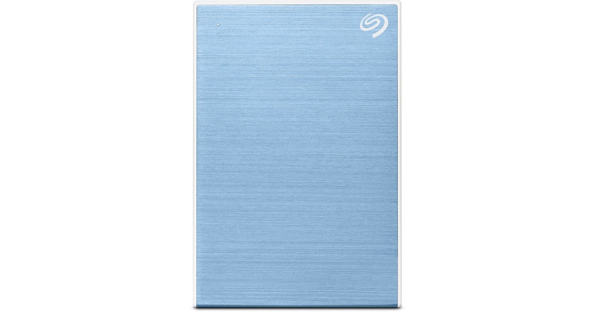 Seagate One Touch mit Kennwort 5 TB, Externe Festplatte(hellblau, Micro-USB-B 3.2 Gen 1 (5 Gbit/s))