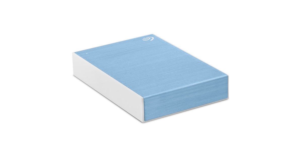 Seagate One Touch mit Kennwort 5 TB, Externe Festplatte(hellblau, Micro-USB-B 3.2 Gen 1 (5 Gbit/s))