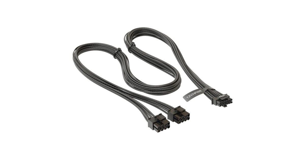 Seasonic 12VHPWR PCIe Adapter Kabel(schwarz, 0,75 Meter)