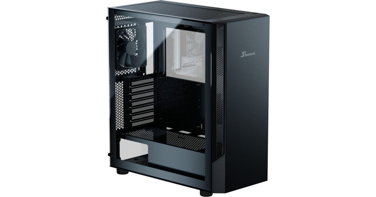 Seasonic ARCH Q503 + CONNECT DGC-650, Tower-Gehäuse(schwarz, Tempered Glass)