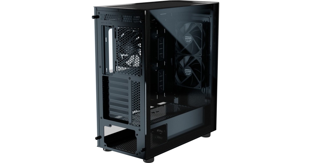 Seasonic ARCH Q503 + CONNECT DGC-650, Tower-Gehäuse(schwarz, Tempered Glass)