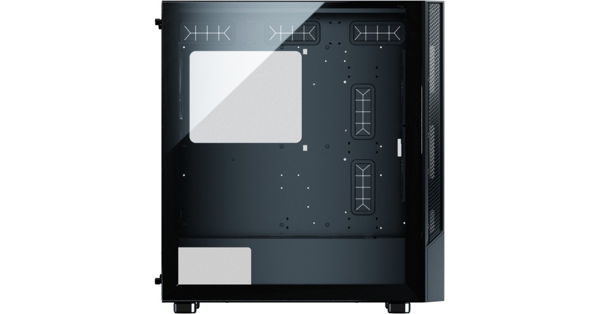Seasonic ARCH Q503 + CONNECT DGC-650, Tower-Gehäuse(schwarz, Tempered Glass)