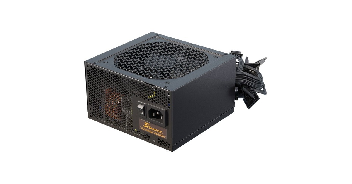 Seasonic B12 BC-550 550W, PC-Netzteil(schwarz, 2x PCIe, 550 Watt)