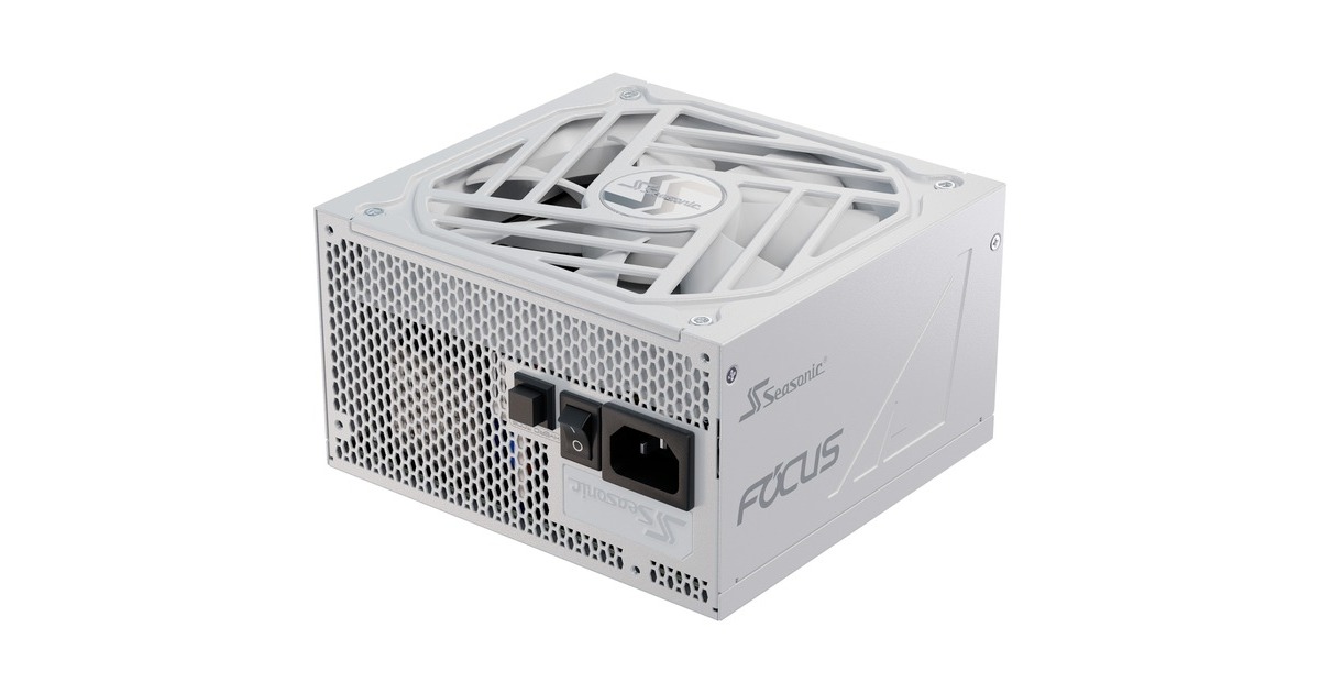 Seasonic FOCUS GX-1000 1000W ATX3.0 White Edition, PC-Netzteil(weiß, 1x 12VHPWR, 3x PCIe, Kabel-Management, 1000 Watt)