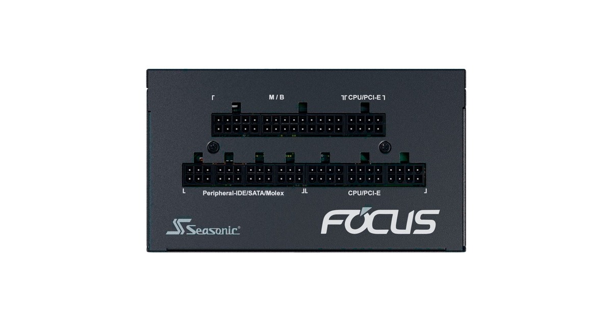 Seasonic FOCUS GX-750 ATX3.0, PC-Netzteil(schwarz, 1x 12VHPWR, 2x PCIe, Kabel-Management, 750 Watt)