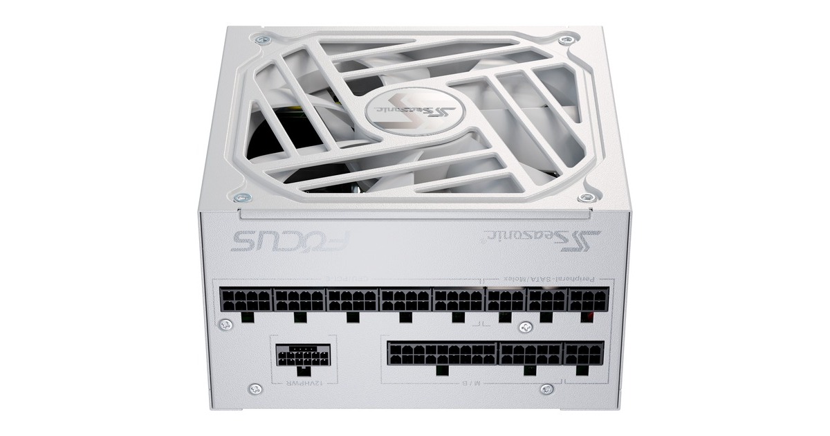 Seasonic FOCUS GX-850 850W ATX3.0 White Edition, PC-Netzteil(weiß, 1x 12VHPWR, 3x PCIe, Kabel-Management, 850 Watt)