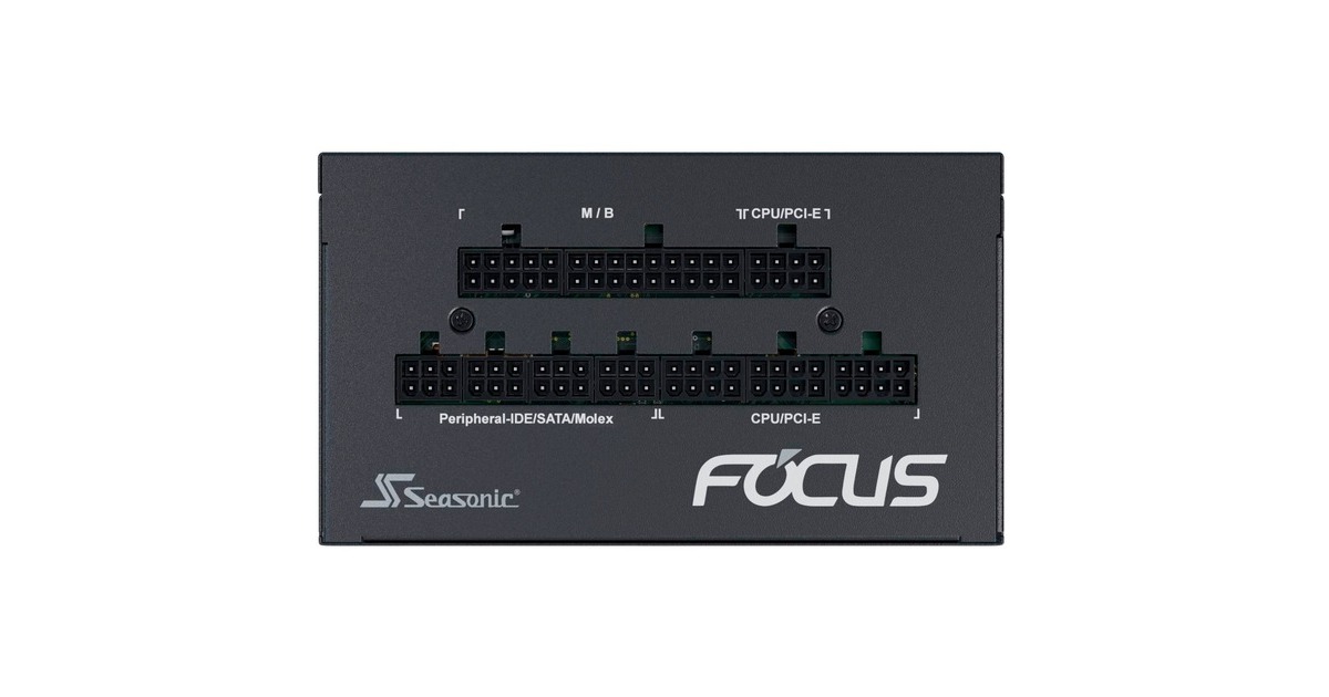 Seasonic FOCUS PX-750 ATX3.0, PC-Netzteil(schwarz, 1x 12VHPWR, 2x PCIe, Kabel-Management, 750 Watt)