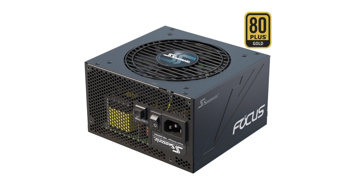 Seasonic Focus GX-750W, PC-Netzteil(schwarz, 4x PCIe, Kabel-Management, 750 Watt)