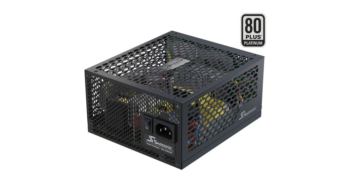 Seasonic PRIME FANLESS TX-700 700W, PC-Netzteil(schwarz, 4x PCIe, Kabelmanagement, 700 Watt)