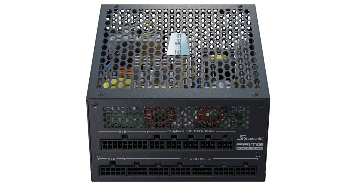Seasonic PRIME FANLESS TX-700 700W, PC-Netzteil(schwarz, 4x PCIe, Kabelmanagement, 700 Watt)