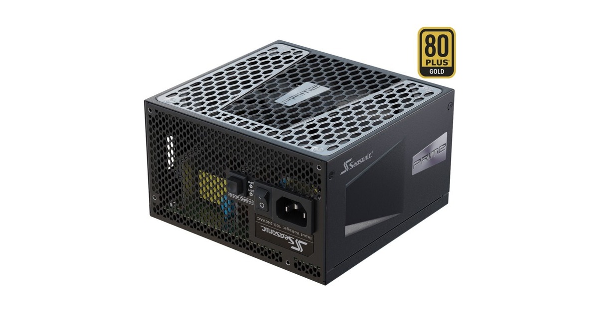 Seasonic PRIME GX-750, PC-Netzteil(schwarz, 4x PCIe, Kabel-Management, 750 Watt)