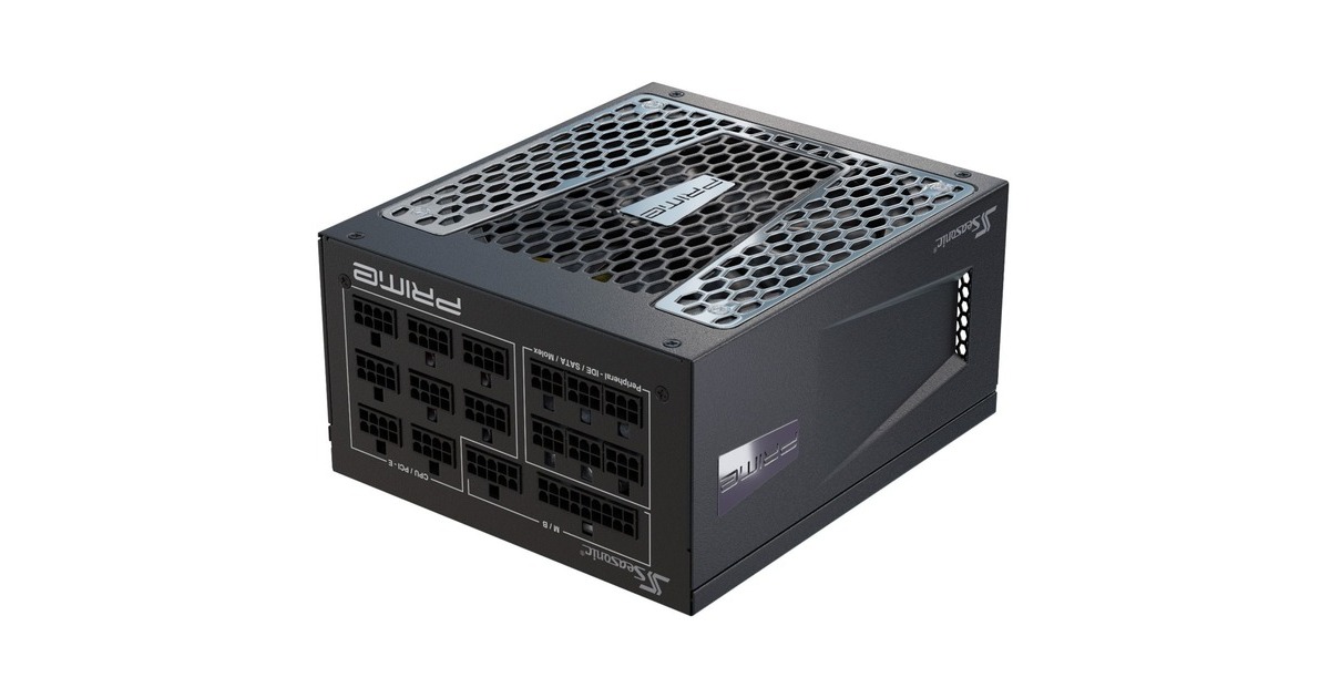 Seasonic PRIME PX-1300 1300W, PC-Netzteil(schwarz, 6x PCIe, Kabel-Management, 1300 Watt, Outlet)