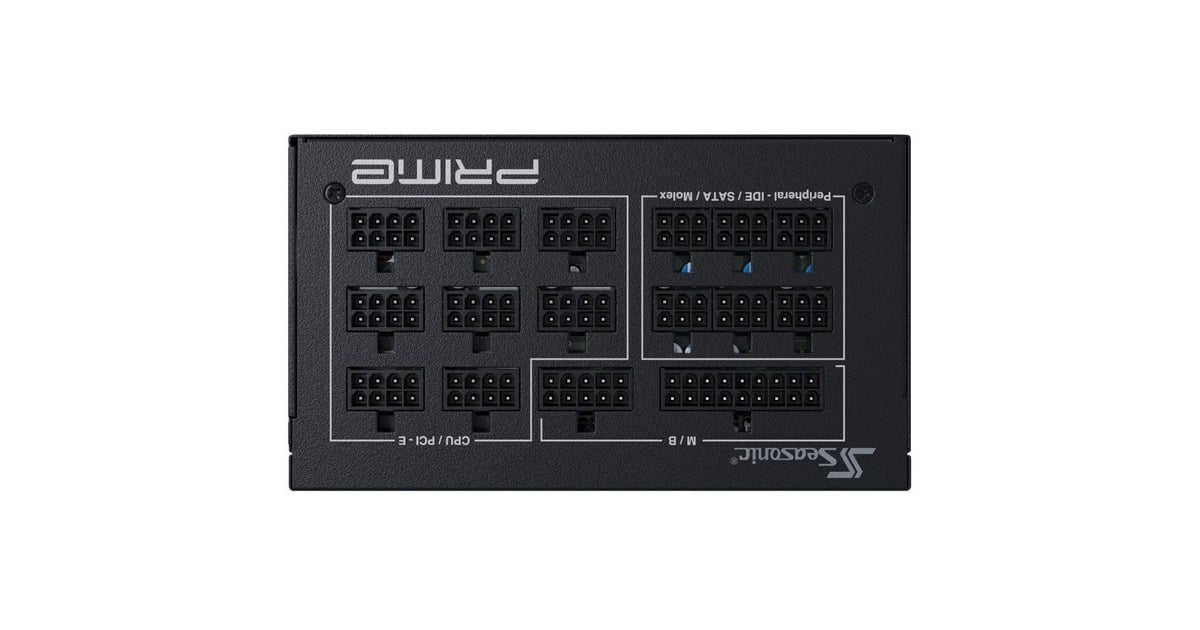 Seasonic PRIME PX-1300 1300W, PC-Netzteil(schwarz, 6x PCIe, Kabel-Management, 1300 Watt)