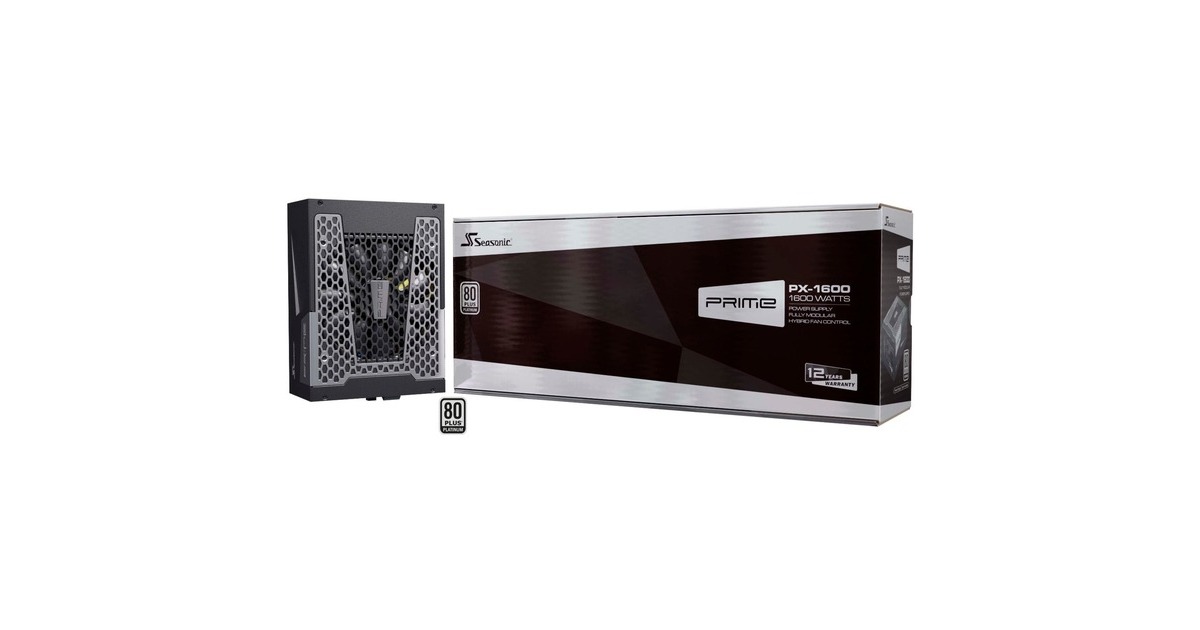 Seasonic PRIME PX-1600, PC-Netzteil(schwarz, Kabel-Management, 1600 Watt)