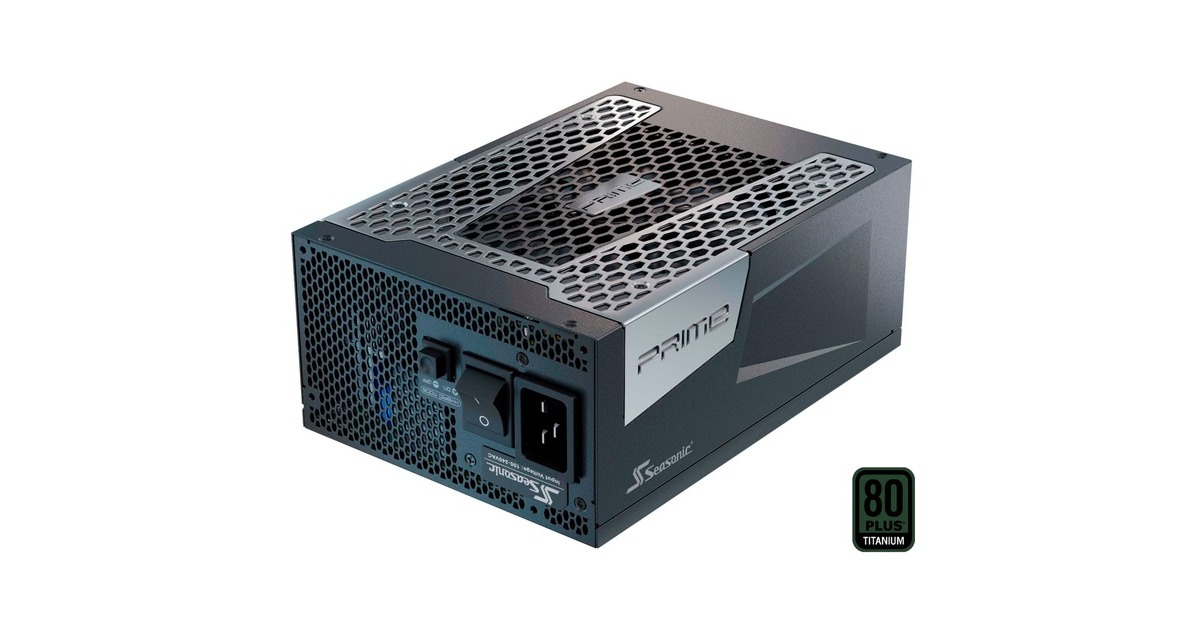Seasonic PRIME TX-1300, PC-Netzteil(schwarz, 1x 12VHPWR, 6x PCIe, Kabel-Management, 1300 Watt)