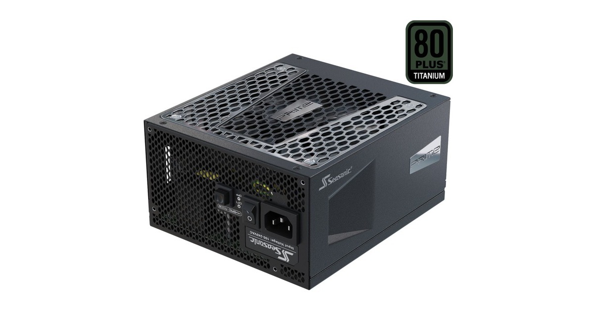 Seasonic PRIME TX-750, PC-Netzteil(schwarz, 4x PCIe, Kabel-Management, 750 Watt)
