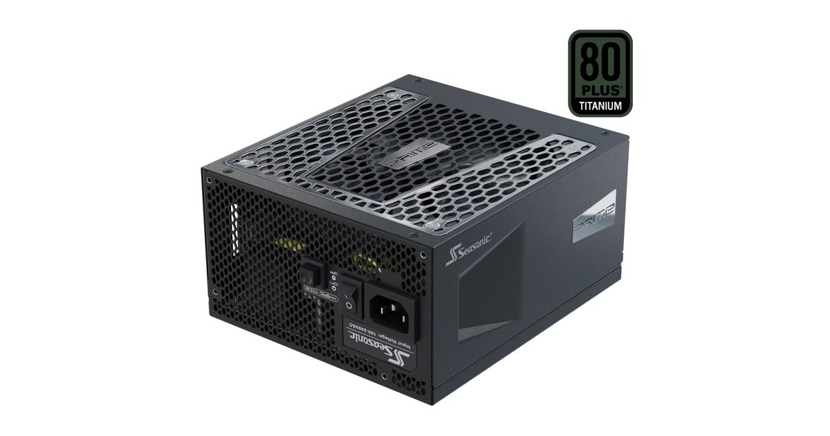 Seasonic PRIME TX-850, PC-Netzteil(schwarz, 6x PCIe, Kabel-Management, 850 Watt)