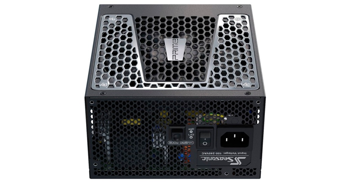 Seasonic Prime-GX-1300 1300W, PC-Netzteil(schwarz, Kabel-Management, 1300 Watt)