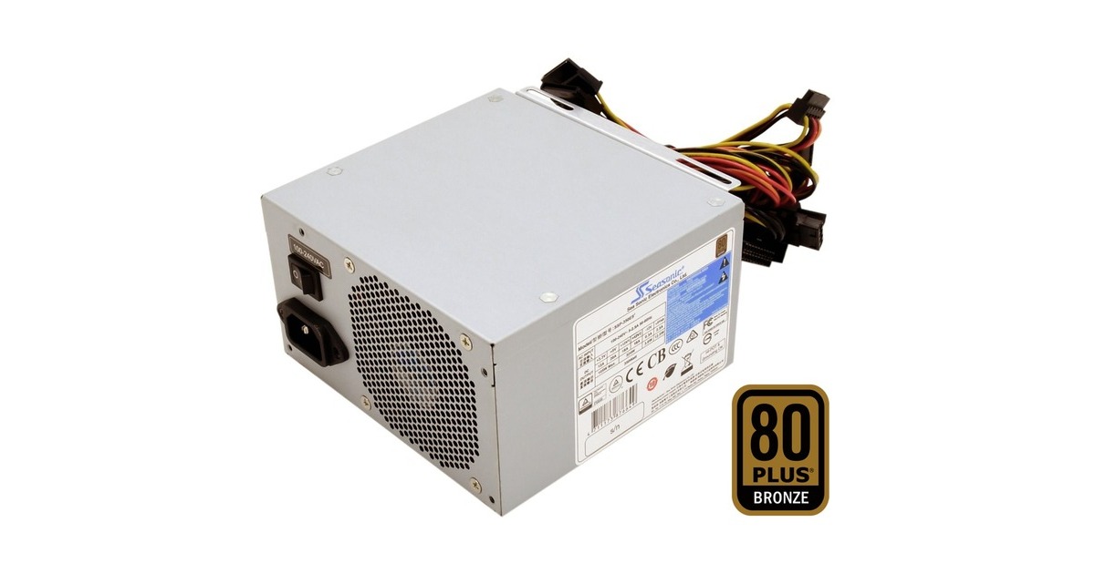 Seasonic SSP-500ES2 Bulk 500W, PC-Netzteil(grau, 500 Watt)