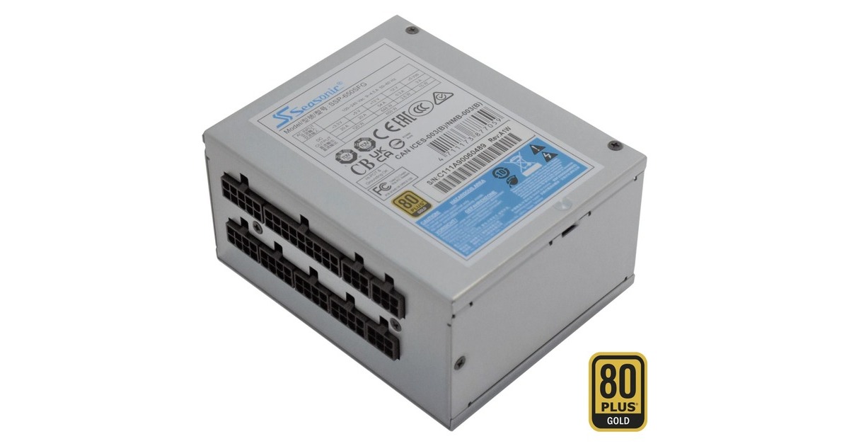 Seasonic SSP-650SFG 650W, PC-Netzteil(4x PCIe, Kabel-Management, 650 Watt)