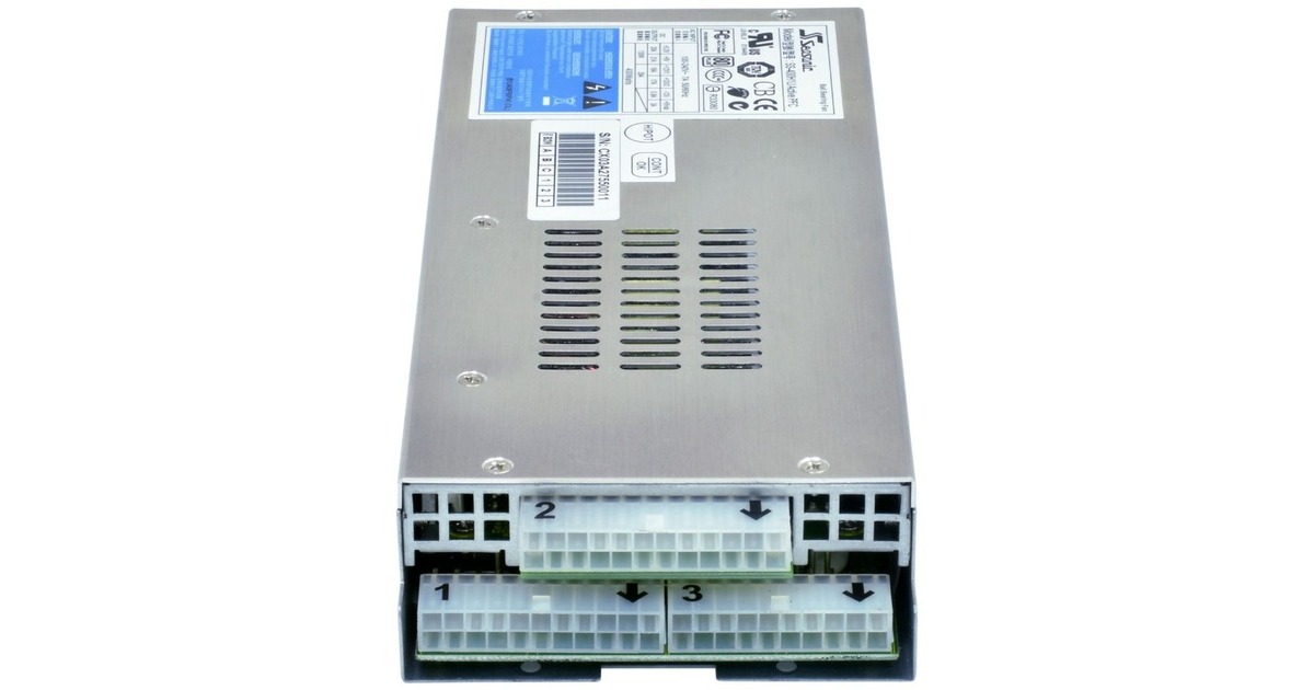 Seasonic SS-460H1U Bulk 460W, PC-Netzteil(grau, 1 Höheneinheit, 460 Watt, Bulk)