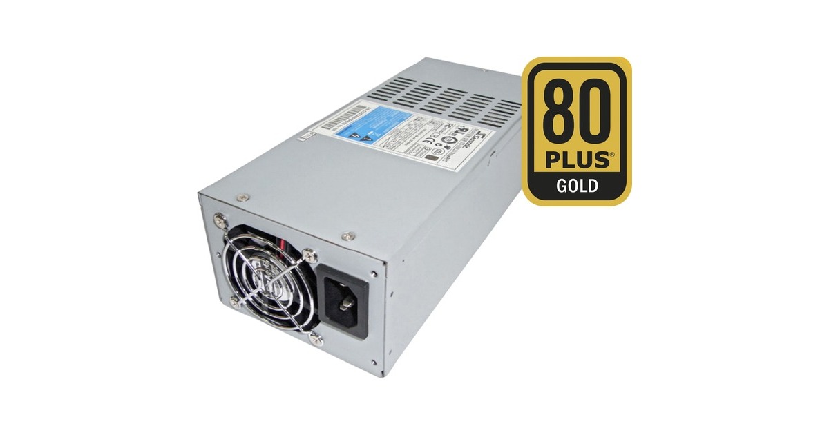 Seasonic SS-500L2U Bulk, PC-Netzteil(silber, Rackmount, 2HE, 500 Watt, Bulk)