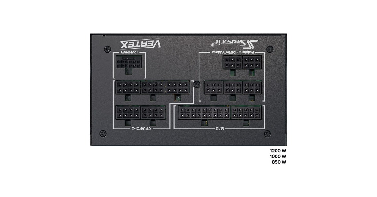 Seasonic VERTEX GX-750 750W, PC-Netzteil(schwarz, 3x PCIe, Kabel-Management, 750 Watt)