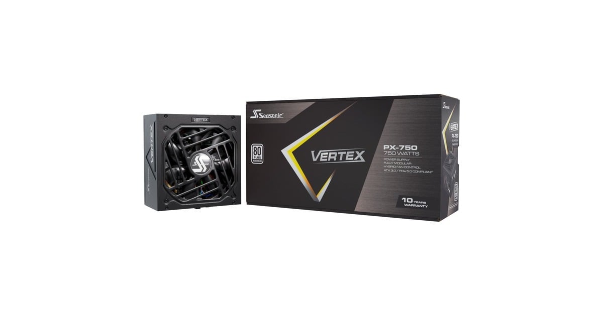 Seasonic VERTEX PX-750 750W, PC-Netzteil(schwarz, 3x PCIe, Kabel-Management, 750 Watt)