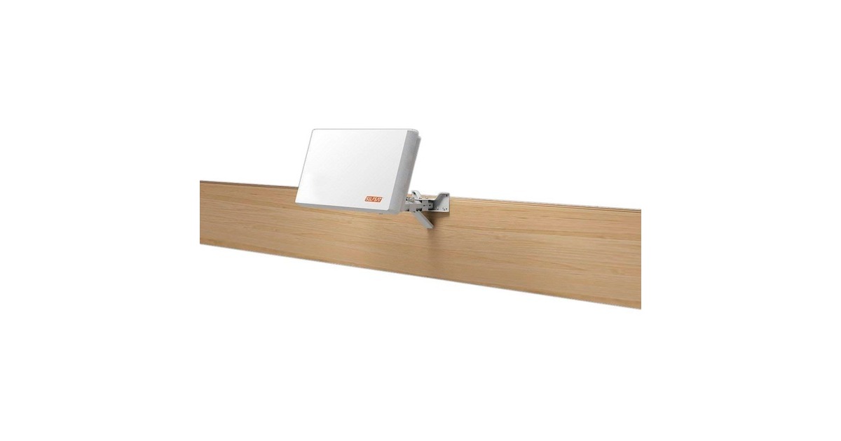 SelfSat H22D4+ mit austauschbaren Quad LNB, Antenne(weiß)