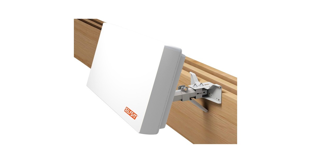 SelfSat H22DQ+ mit austauschbaren Quattro LNB, Antenne(weiß)