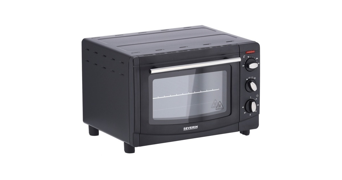 Severin Back- & Toastofen TO 2067, Mini-Backofen(schwarz)