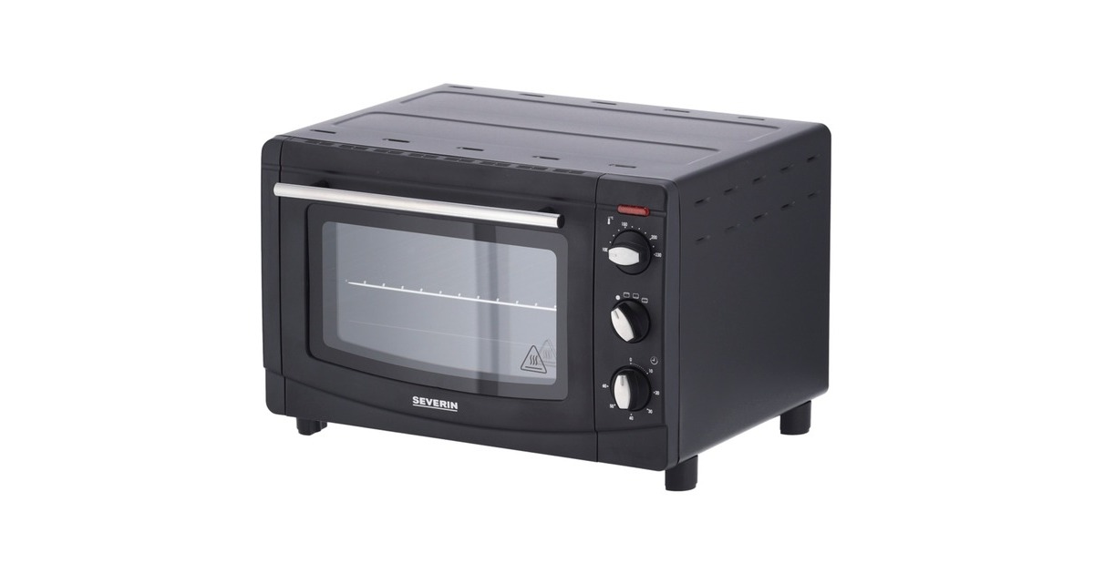 Severin Back- & Toastofen TO 2067, Mini-Backofen(schwarz)