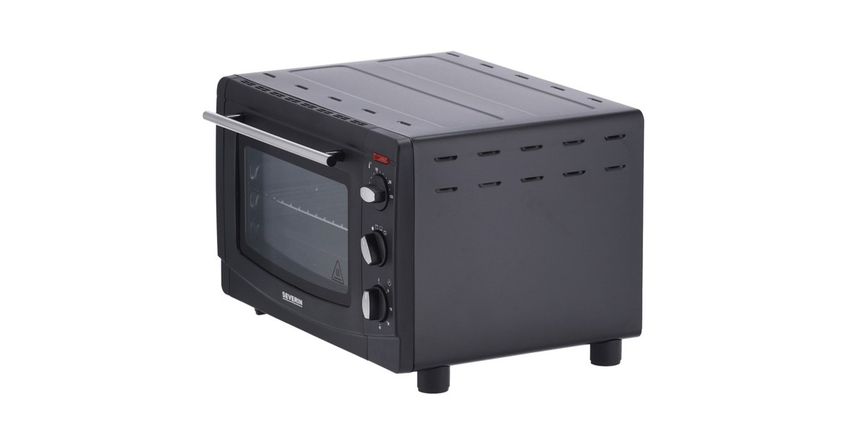 Severin Back- & Toastofen TO 2067, Mini-Backofen(schwarz)